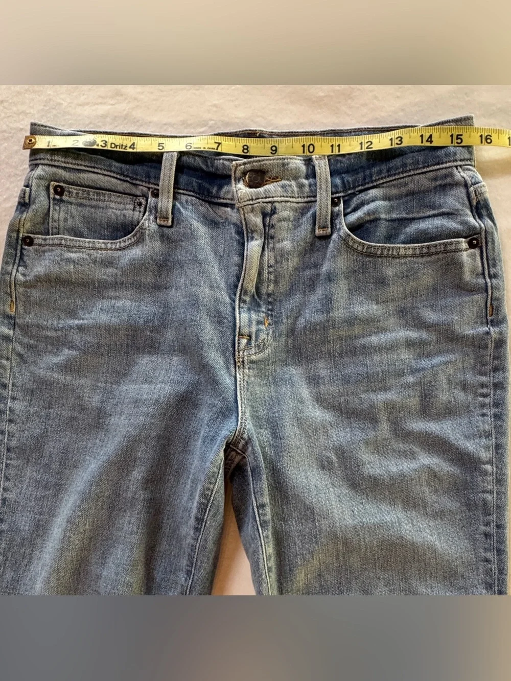 J.Crew Slim Boyfriend Jeans BF862 Raw Hem Faded Med Wash (26)